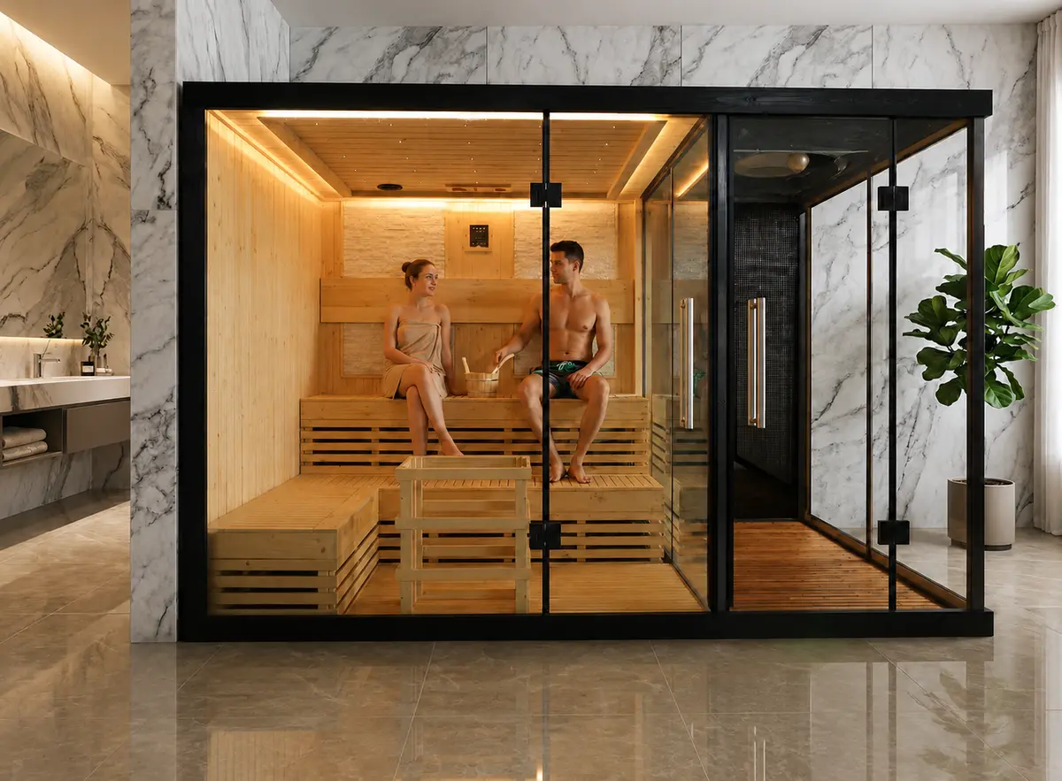 Indoor Dry & Steam Room